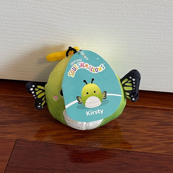 Kirsty the Butterfly 3.5” Clip Squishmallow - Picture 3 of 3